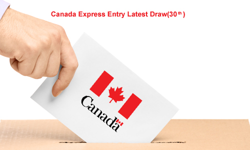 "Canada Express entry latest Draw"