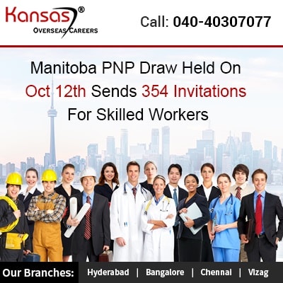 Manitoba PNP Draw Held On Oct 12th Sends 354 Invitations For Skilled Workers