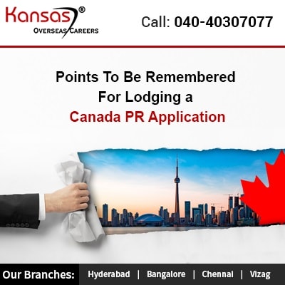 Points To Be Remembered For Lodging A Canada PR Application