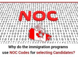 Why Do The Immigration Programs Use NOC Codes For Selecting Candidates